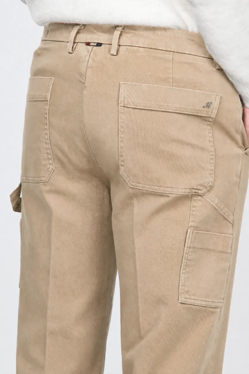 Mason's Square Work chino bukser mørk beige relaxed