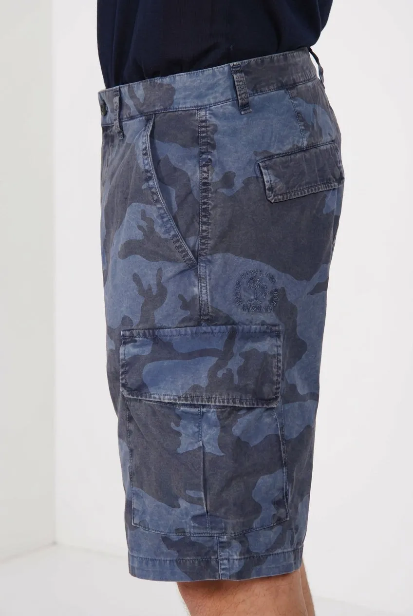 Mason's Chile M74 cargo shorts relaxed indigo