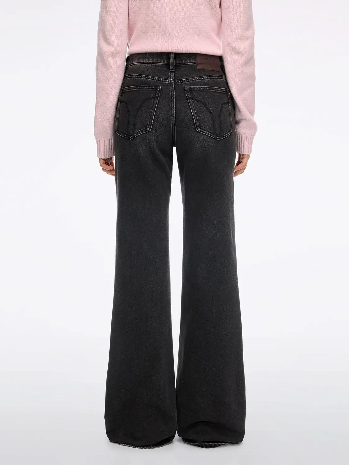 Miss Sixty Flare Jeans flare jeans mørkeblå fast denim