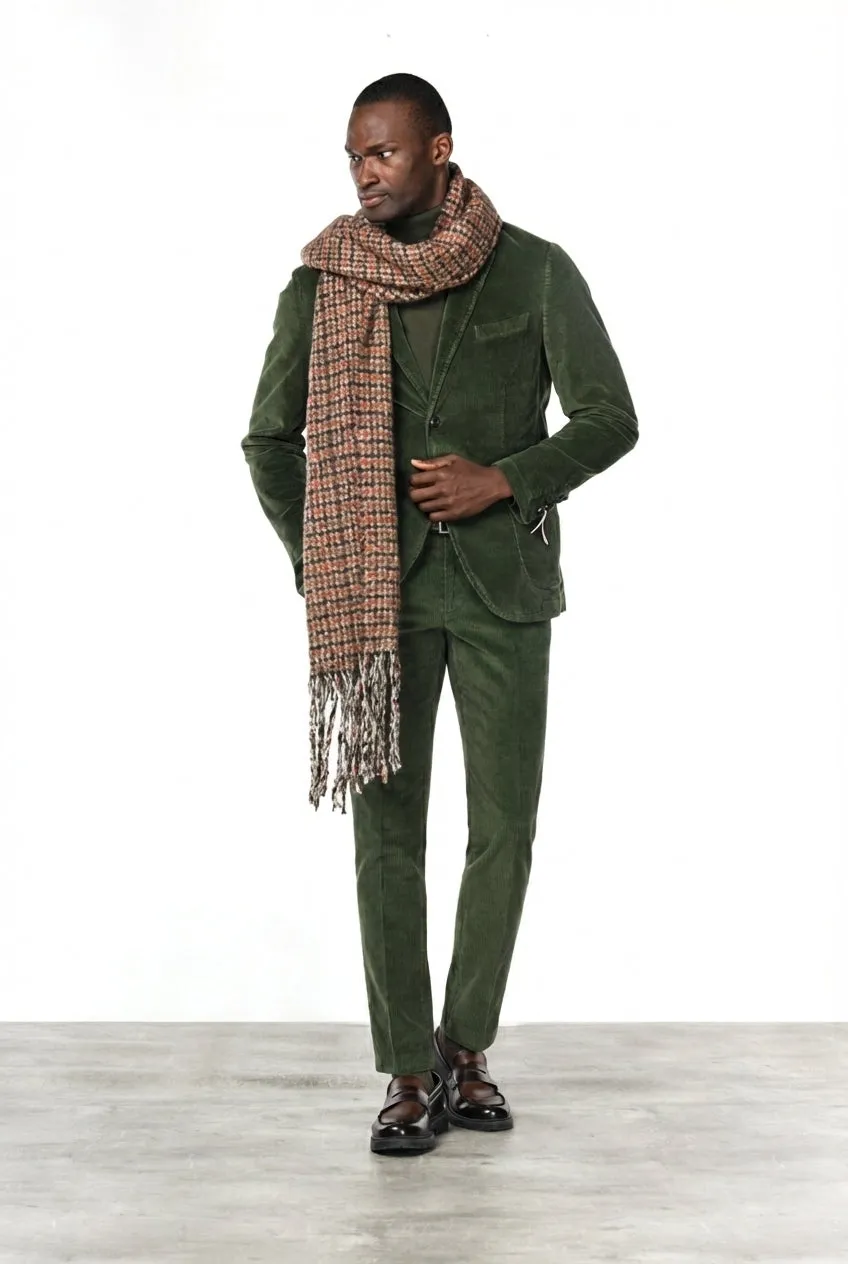 Mason's Milano chinos extra slim skovgrøn fløjl