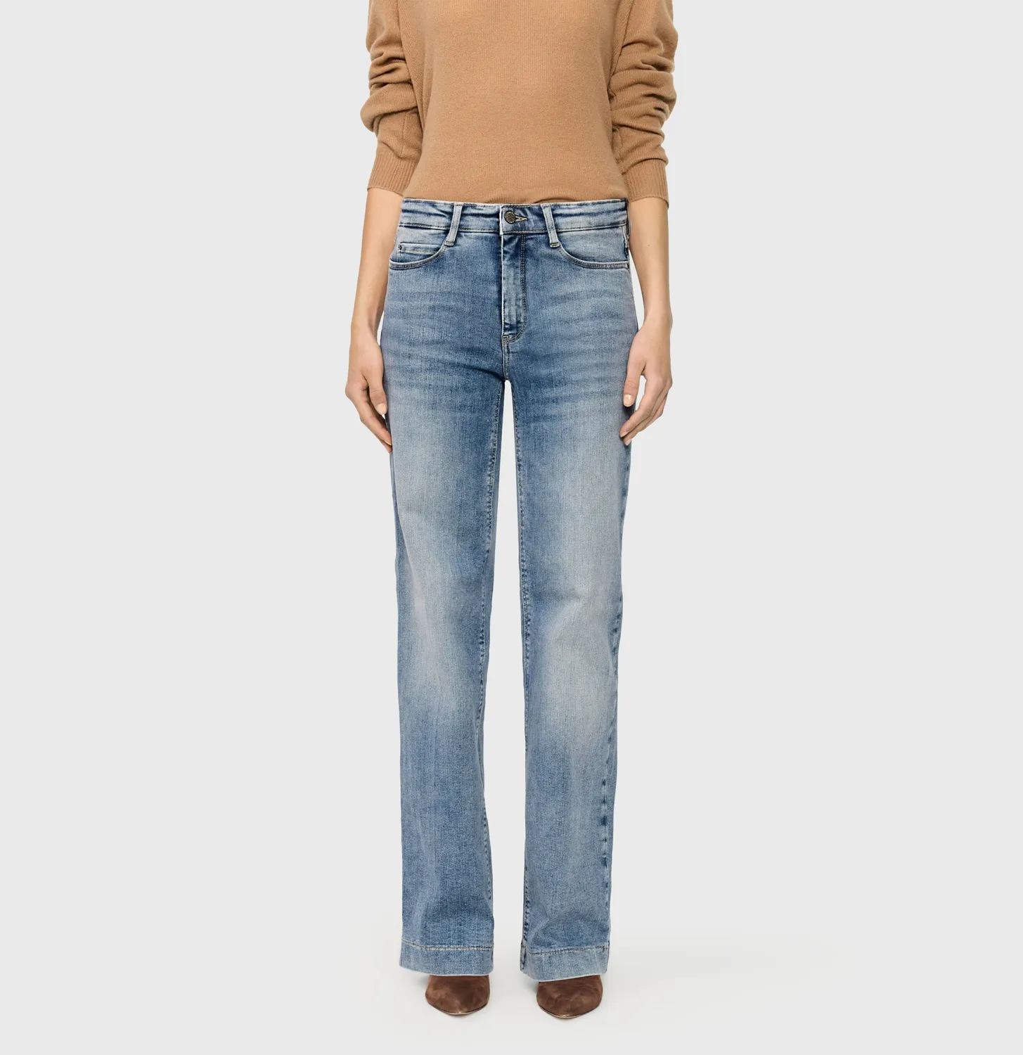 MAC Dream Wide 5439 jeans blå wide fit