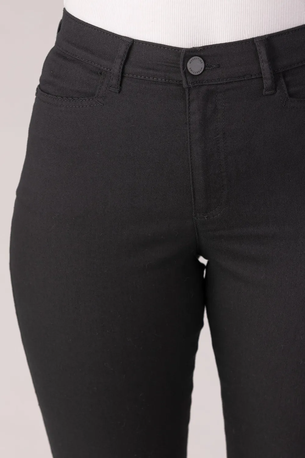 Merrytime Maria Regular jeans sort løs pasform