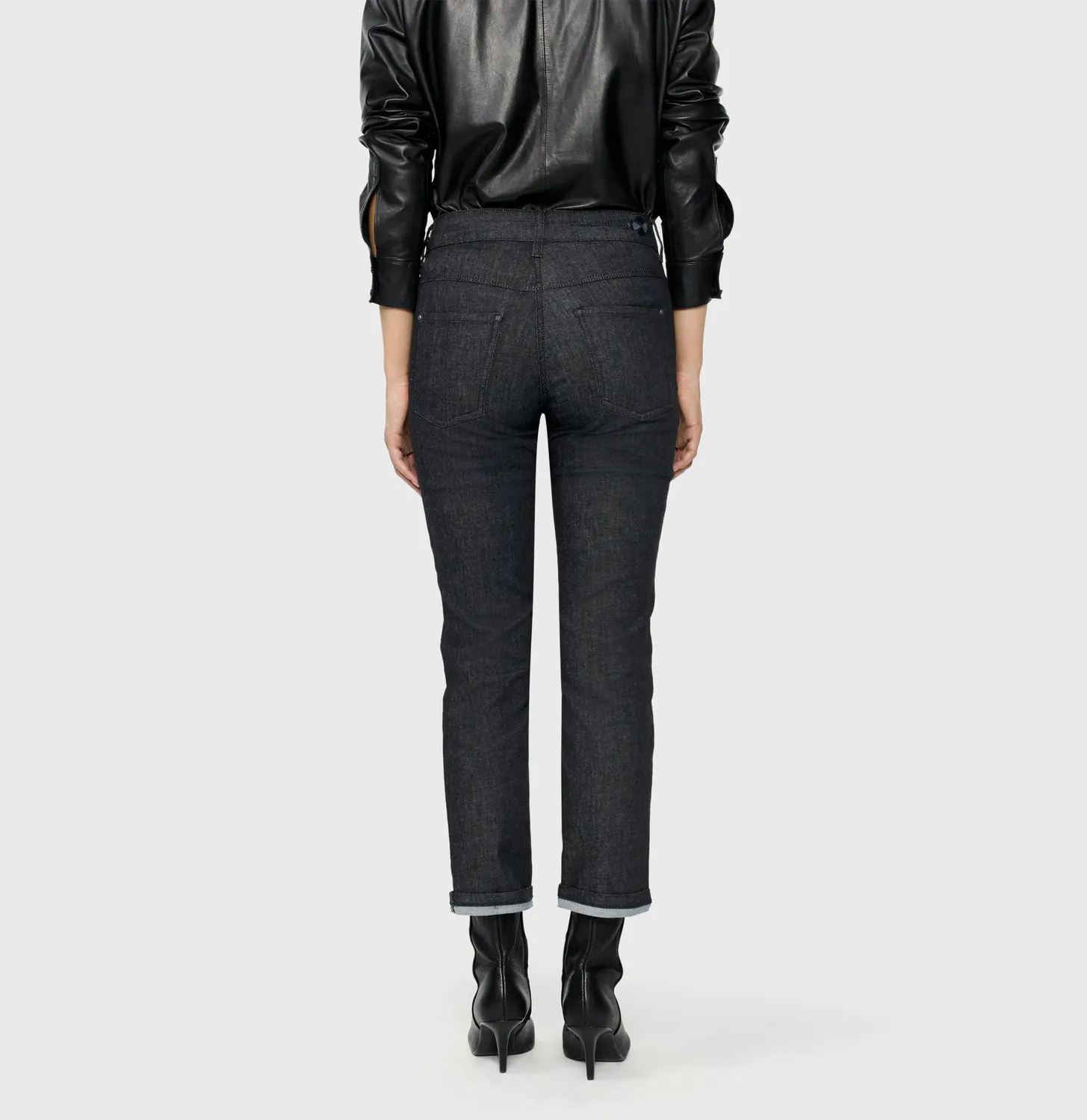 MAC Dream 5481-90-0357L cropped jeans sort straight