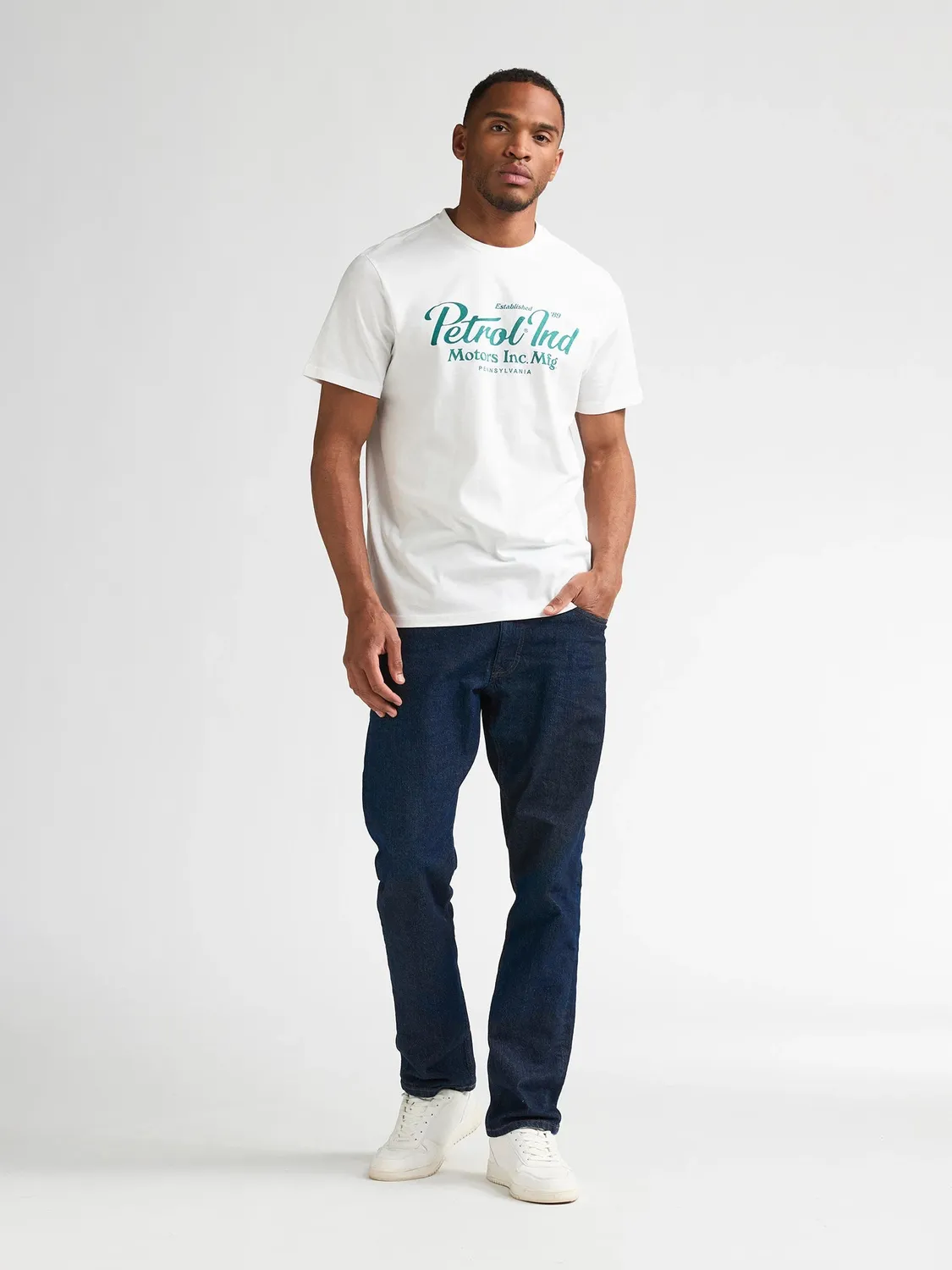 Petrol Industries Anderson t-shirt print bomuld