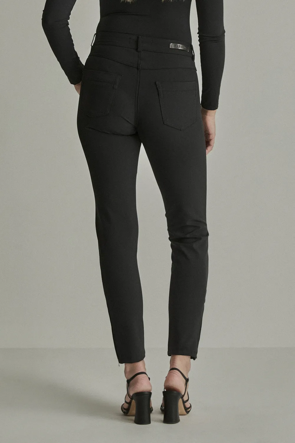 Para Mi Asky Amber bukser sort high waist