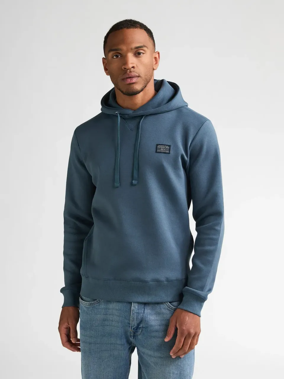 Petrol Industries Scuba Ashwood hoodie storm blue stretch