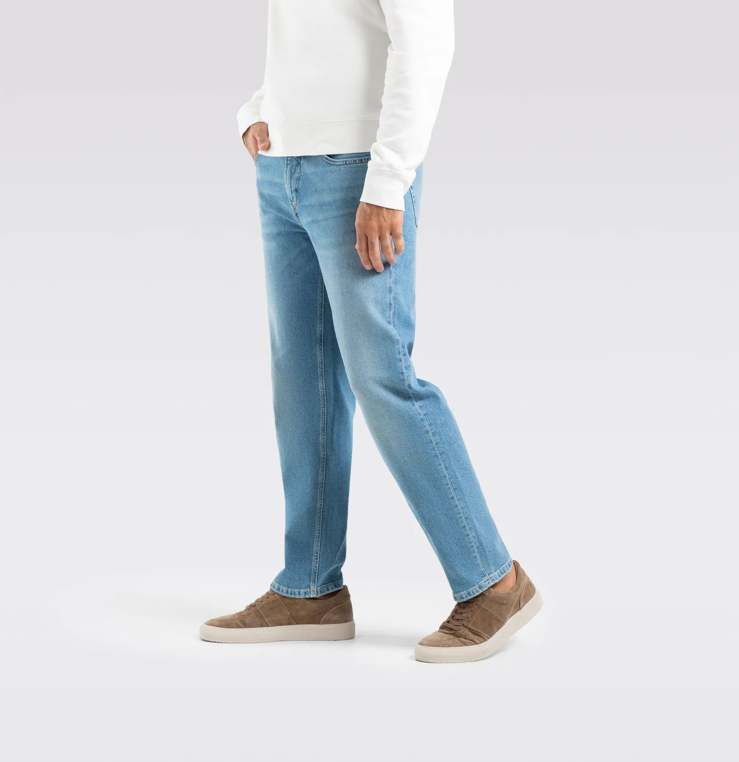 MAC Rick 0430-00-0984L comfort jeans lyseblå vintage