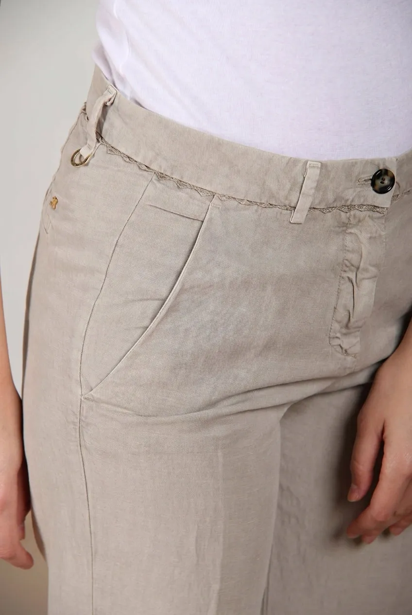 Mason's New York Carrot chinobukser beige hør dame