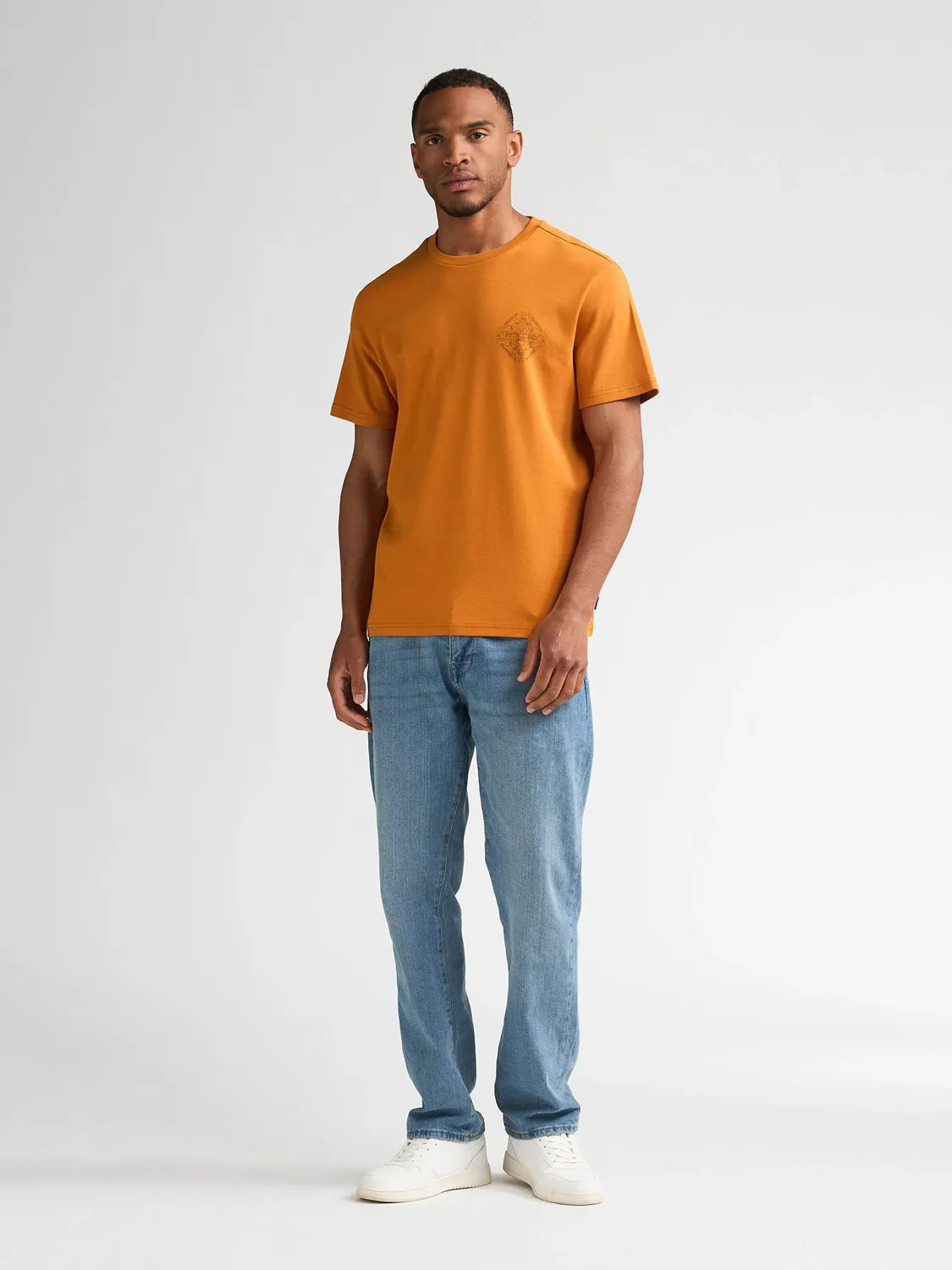 Petrol Industries Warren t-shirt brystprint bomuld regular