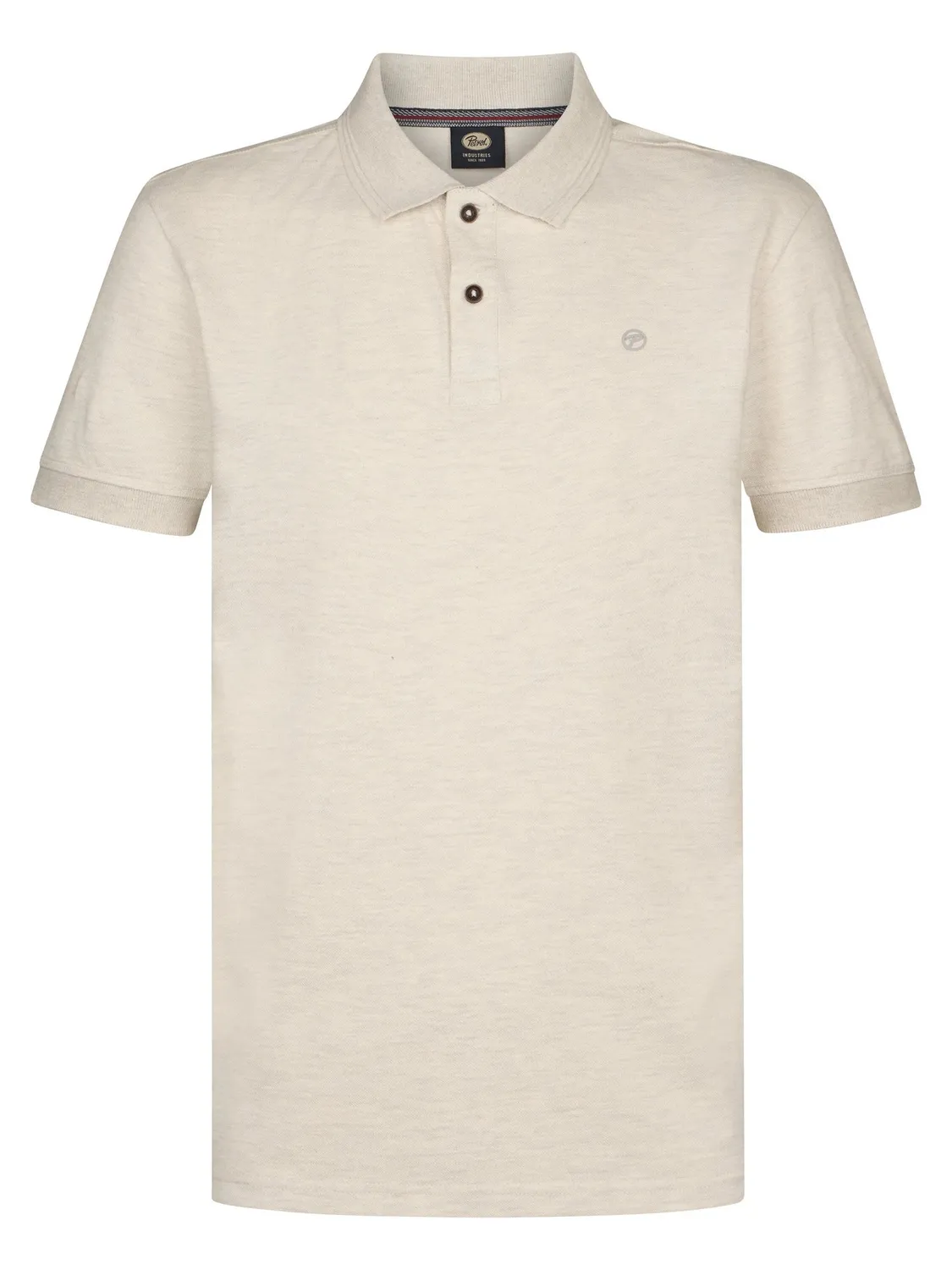 Petrol Industries Frenos poloshirt Antique White Melee blød bomuld