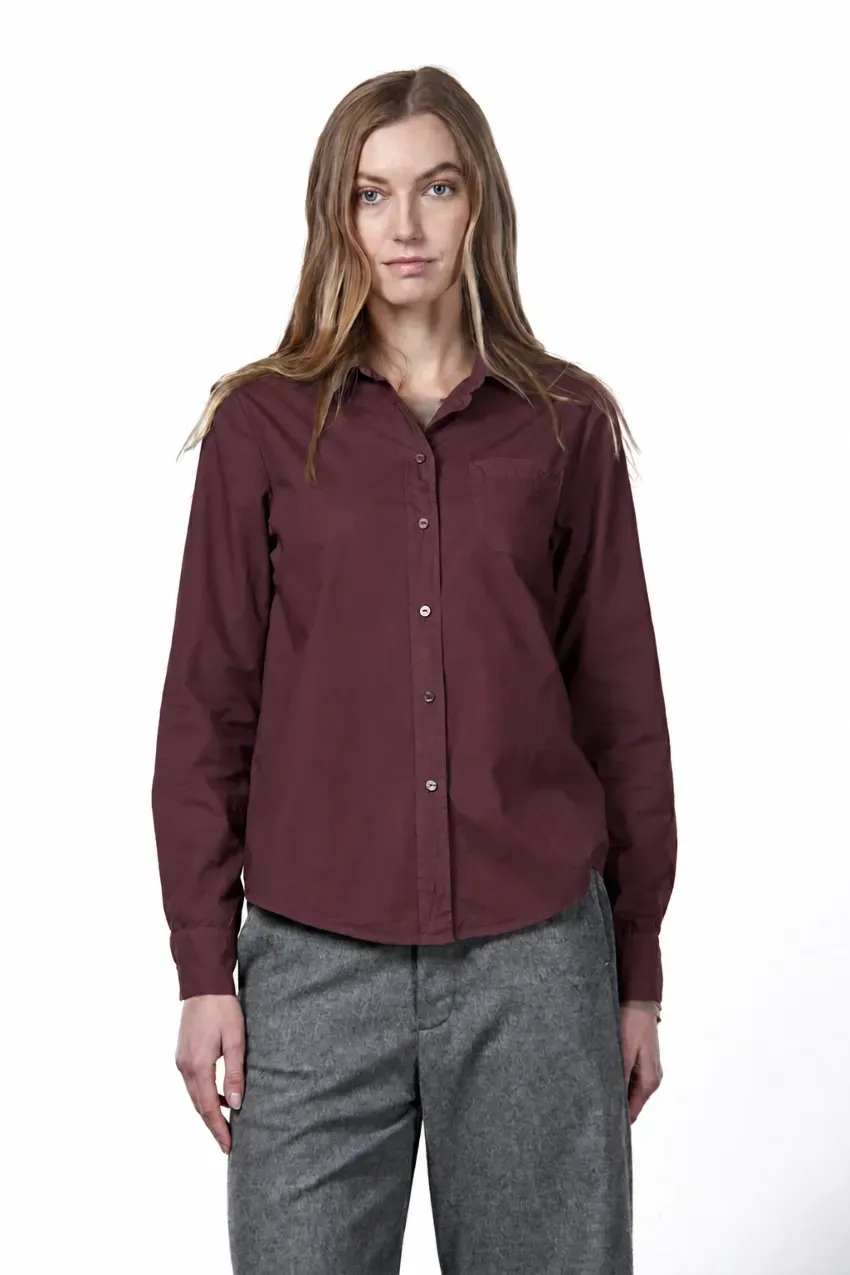 Mason's Sharon skjorte bordeaux poplin