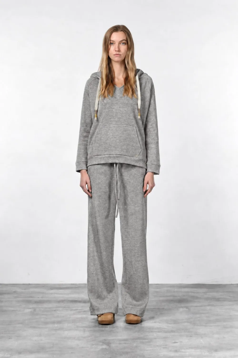 Mason's Hoodie sweatshirt grå striklook dame