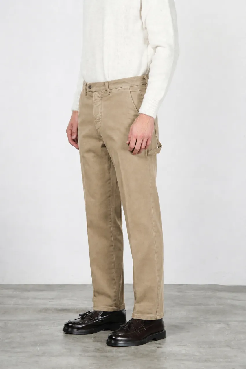 Mason's Square Work chino bukser mørk beige relaxed