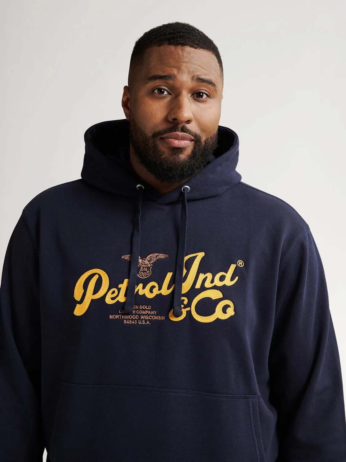 Petrol Industries Flagstaff hoodie plus size 3XL-6XL