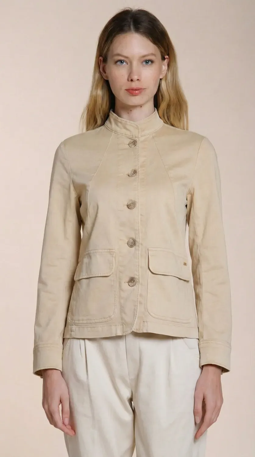 Mason's Karen New jakke beige hør stretch dame