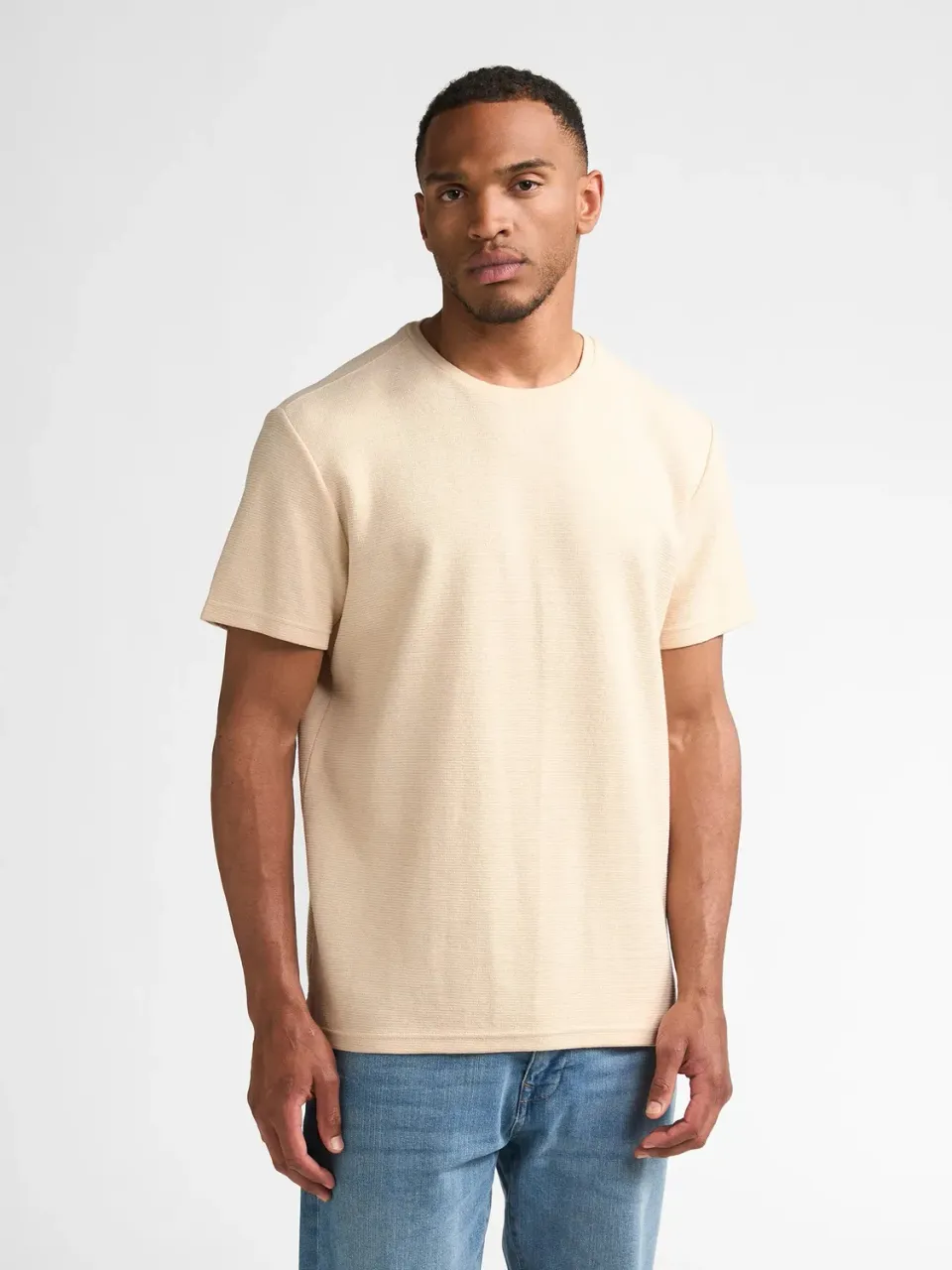 Petrol Industries Owens t-shirt stone white bomuld