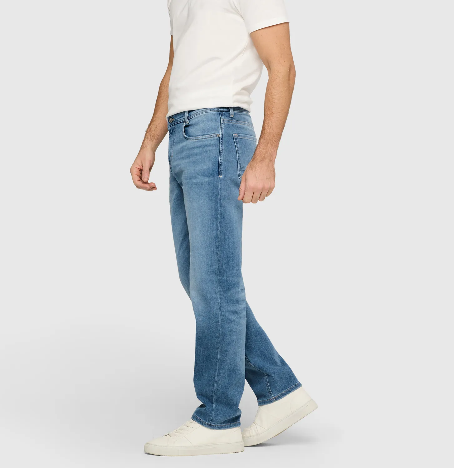 MAC Rick 0431-00-1982L jeans mellemblå comfort