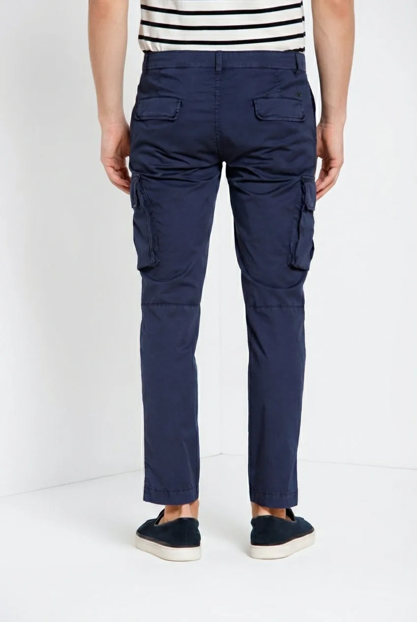 Mason's Chile cargobukser navy gabardine regular fit