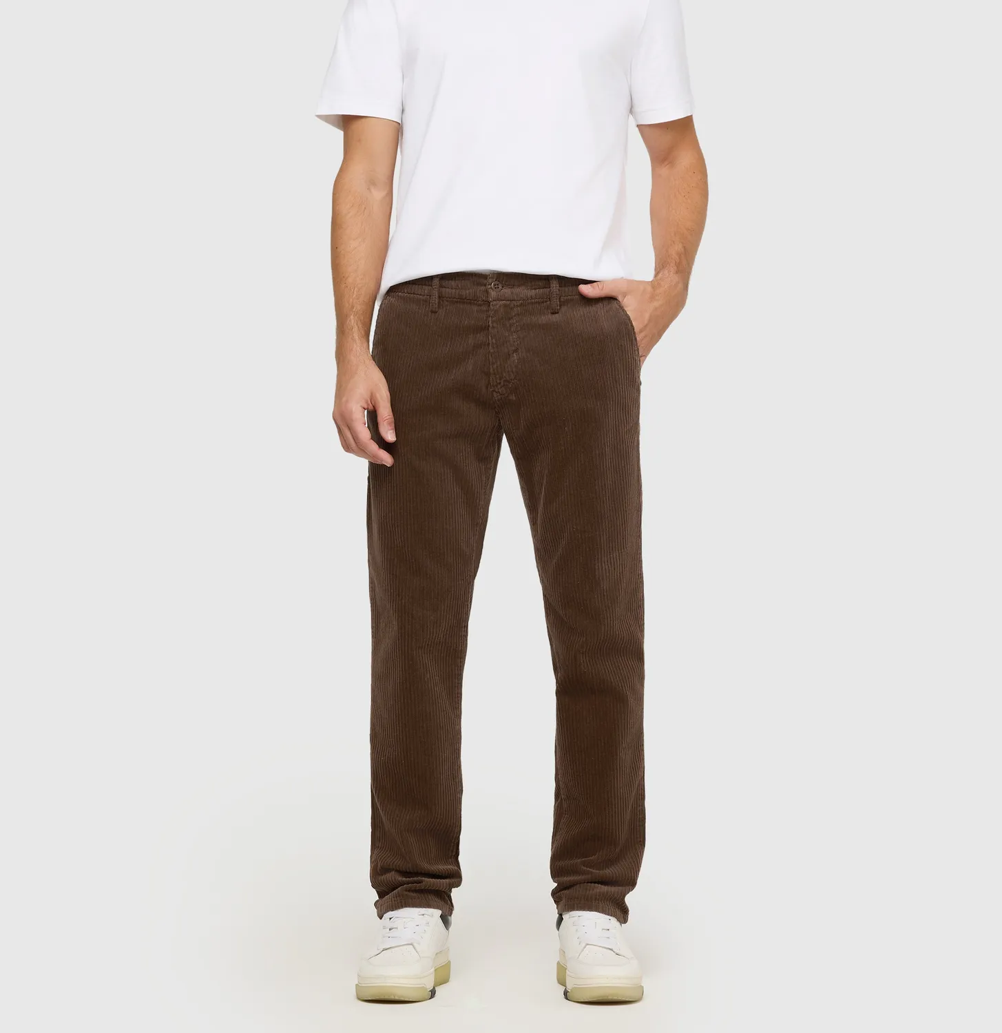 MAC Pedro 6550-01-0622 fløjlsbukser brun comfort