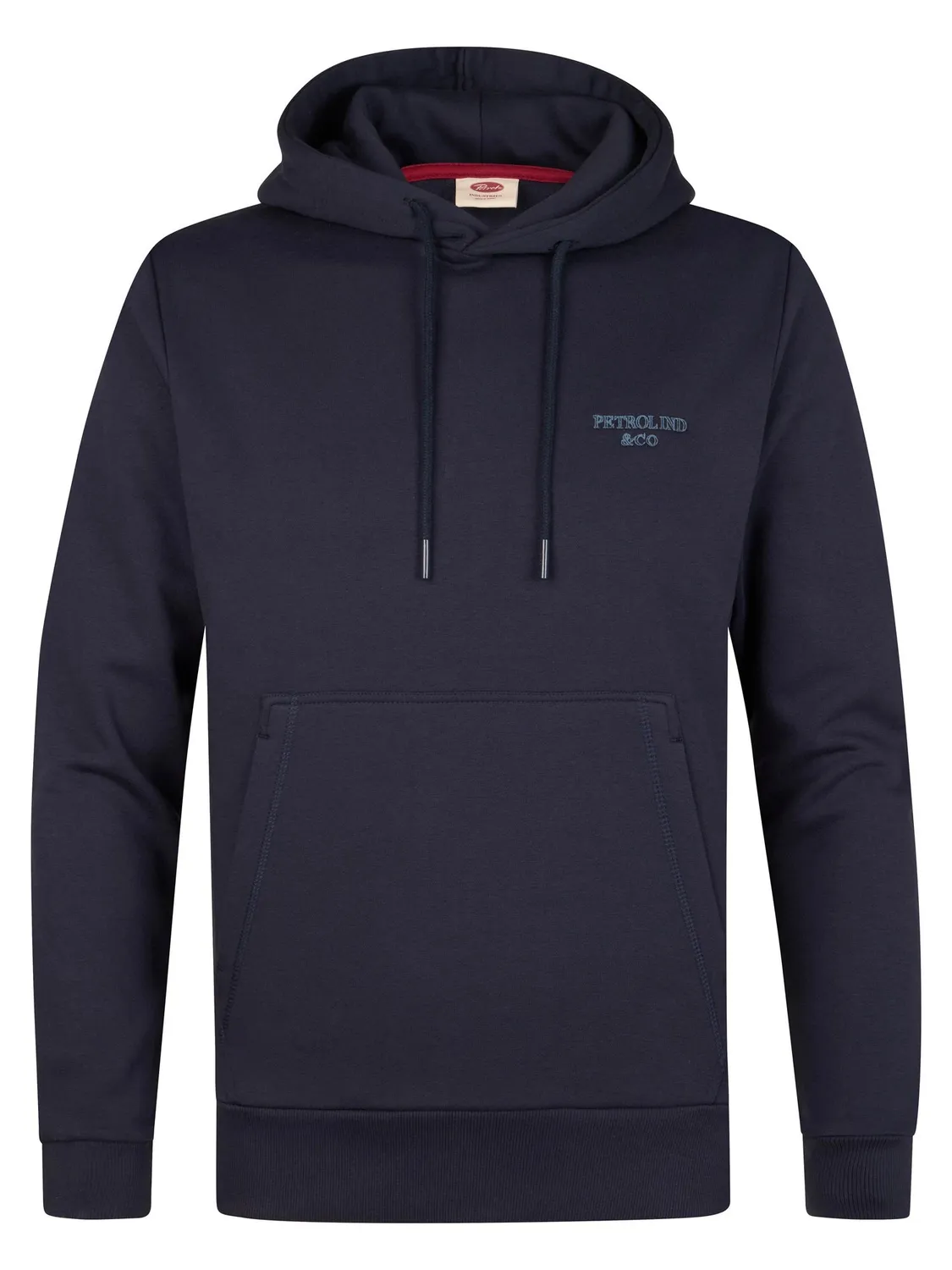 Petrol Industries Redwood hoodie Royal Navy børstet bomuld