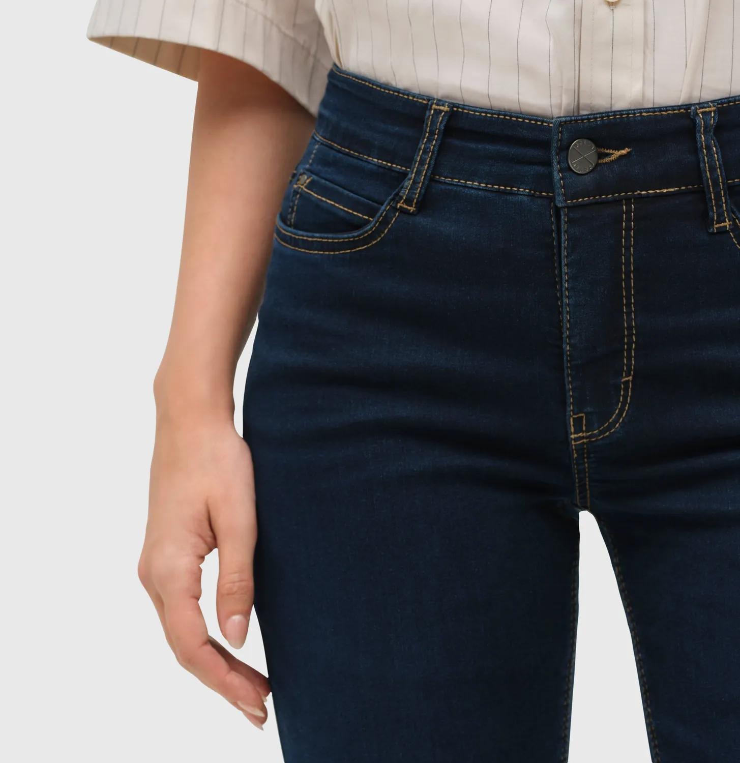 MAC Dream 5401-90-0355L jeans mørkeblå straight