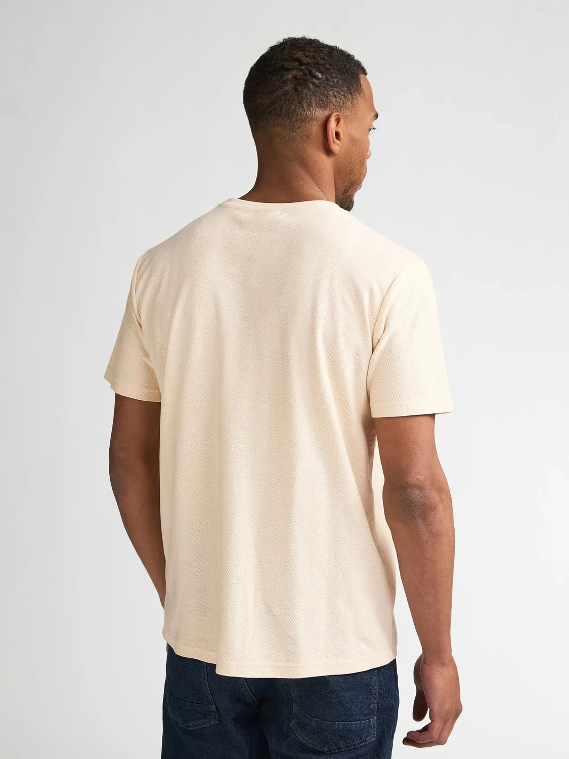 Petrol Industries Hayden t-shirt regular fit bomuld visgraat
