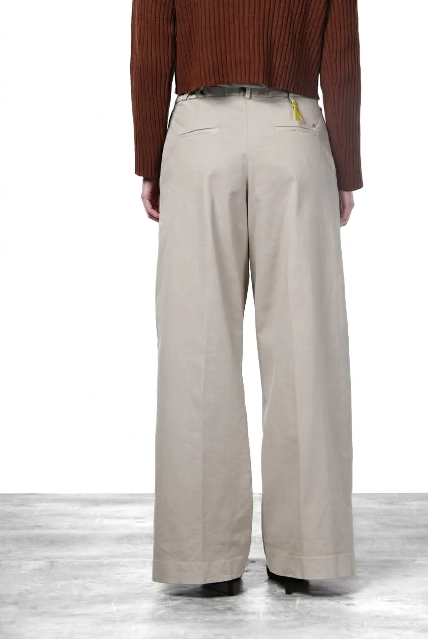 Mason's New York Wide chinos wide leg isblå
