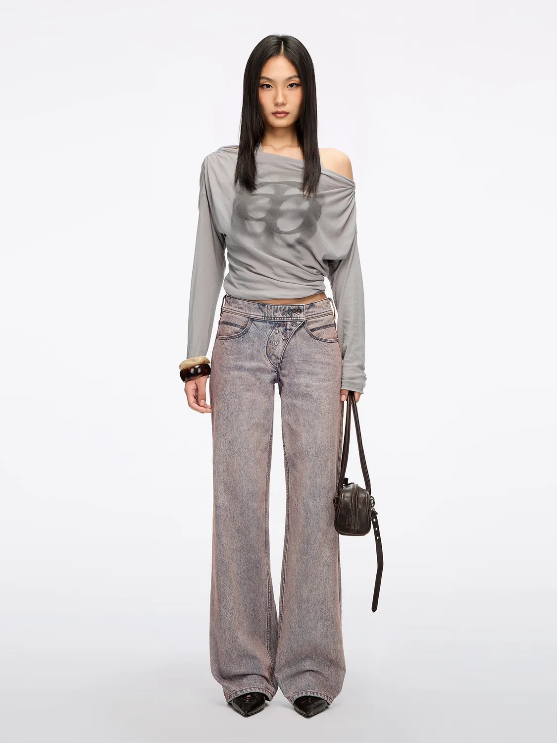 Miss Sixty 6M1JJ4400CC10 Straight Jeans Rustrød Bomuld
