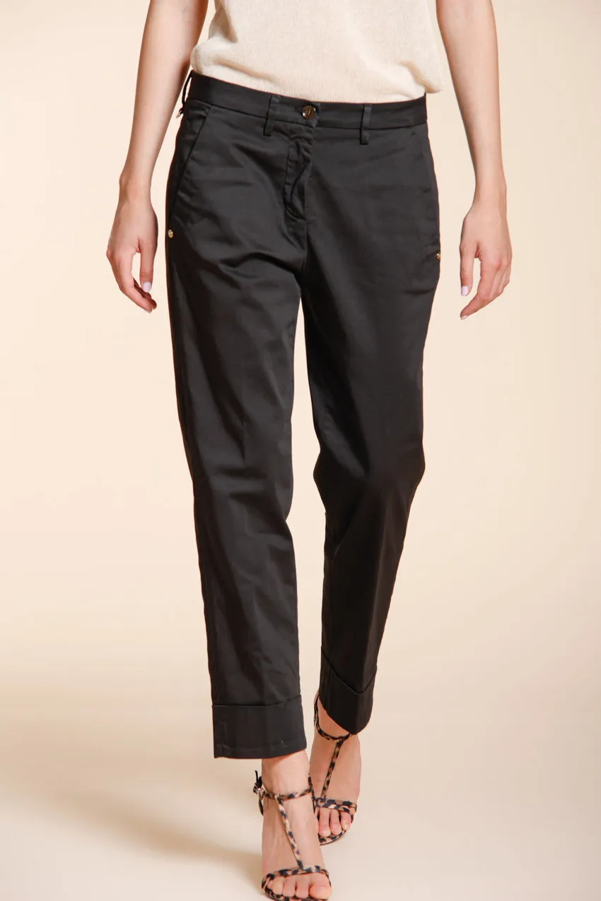 Mason's New York Carrot dame chino bukser sort carrot fit