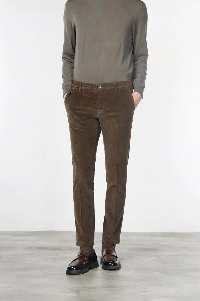 Mason's Milano chinos brun fløjl extra slim