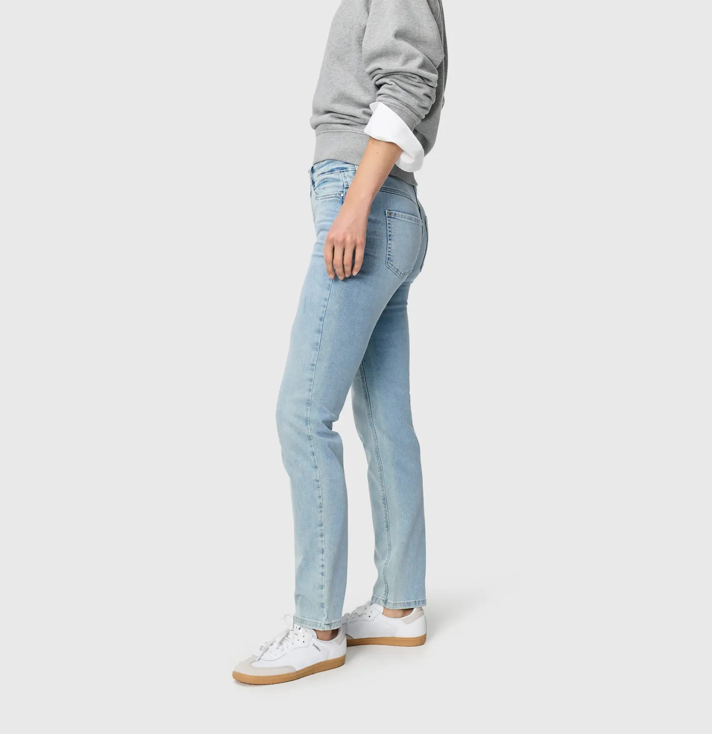 MAC Dream 5401 jeans mellemblå straight fit