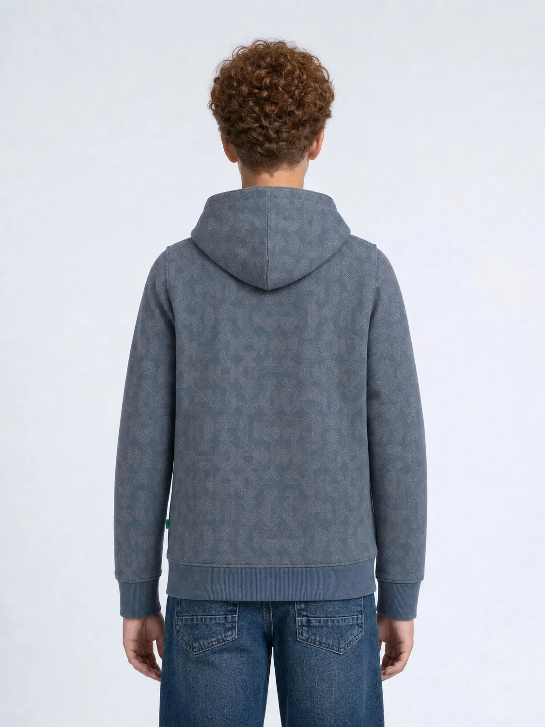 Petrol Industries Forgeplace hoodie Beluga med print drenge