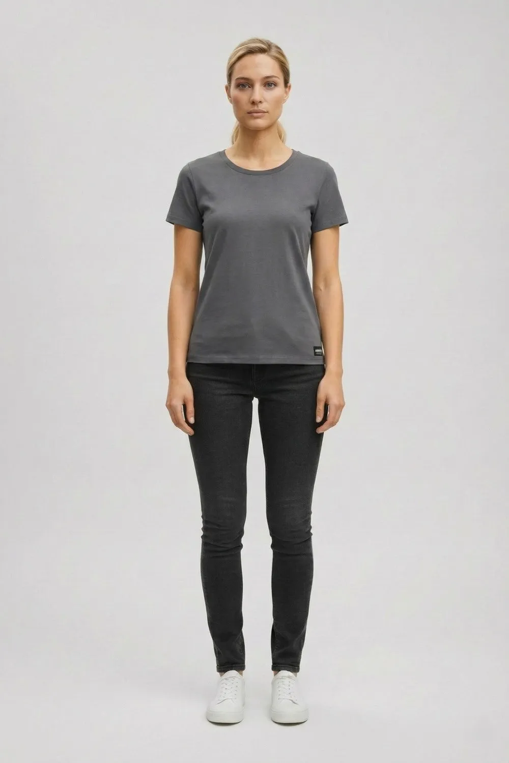 Organsk Classic Organic Tee T-shirt grå 100% bomuld