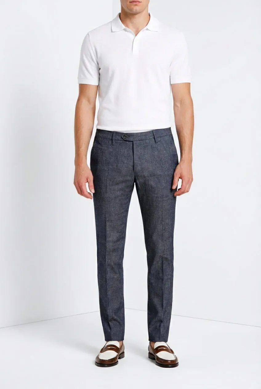 Mason's Milano chino bukser mørkeblå denim extra slim