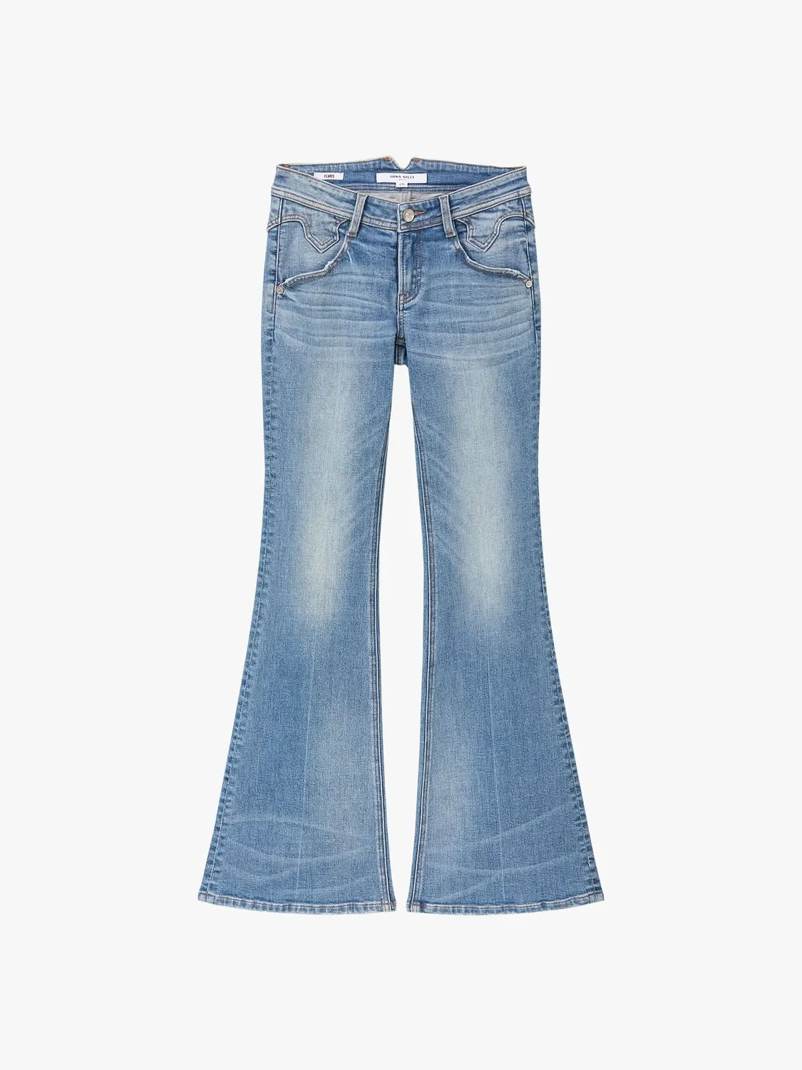 Miss Sixty Bella Low-Rise Flare jeans light blue
