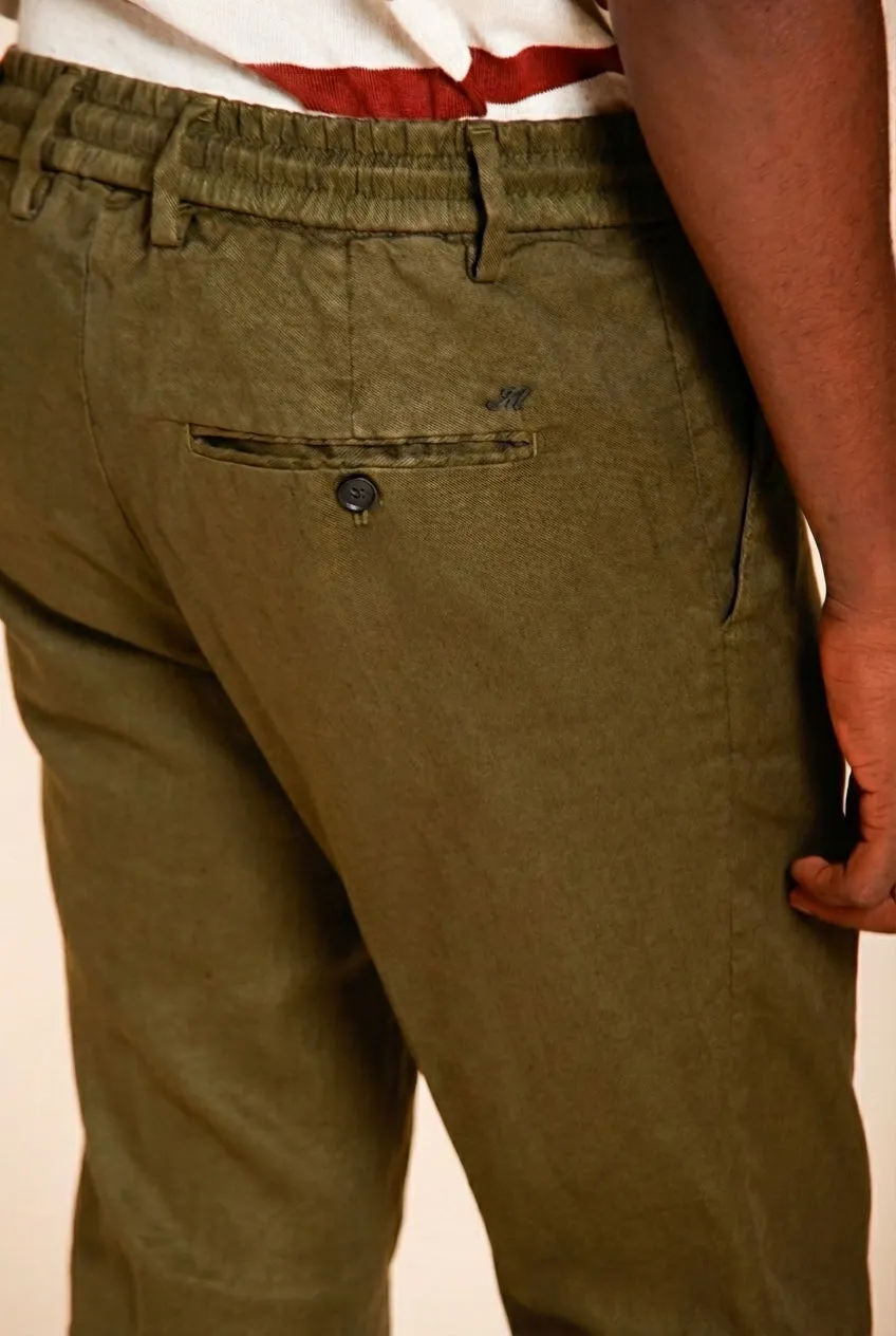 Mason's Milano Jogger chino bukser skovgrøn extra slim