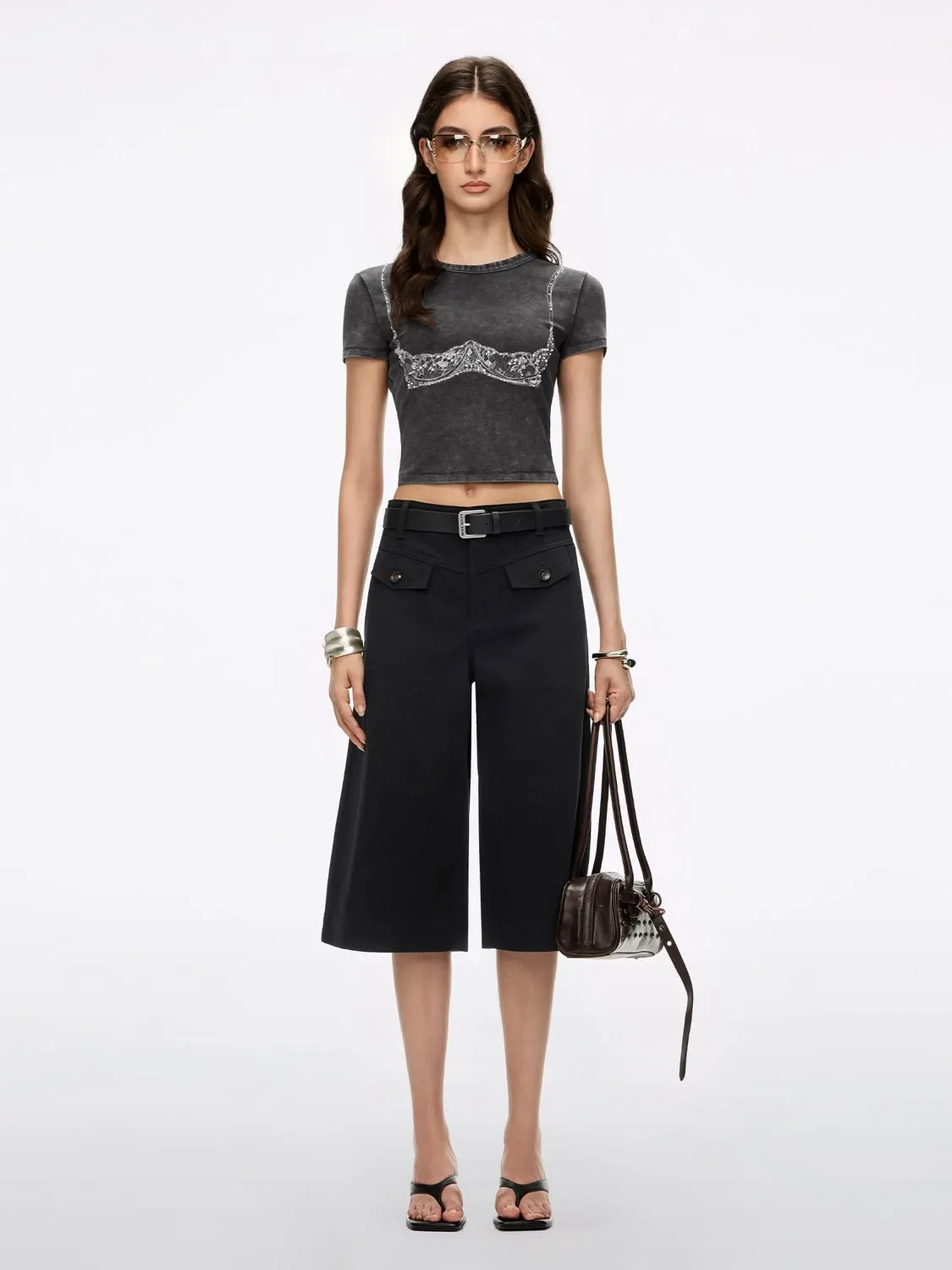 Miss Sixty 6M2PJ02000 bermudashorts sort bælte