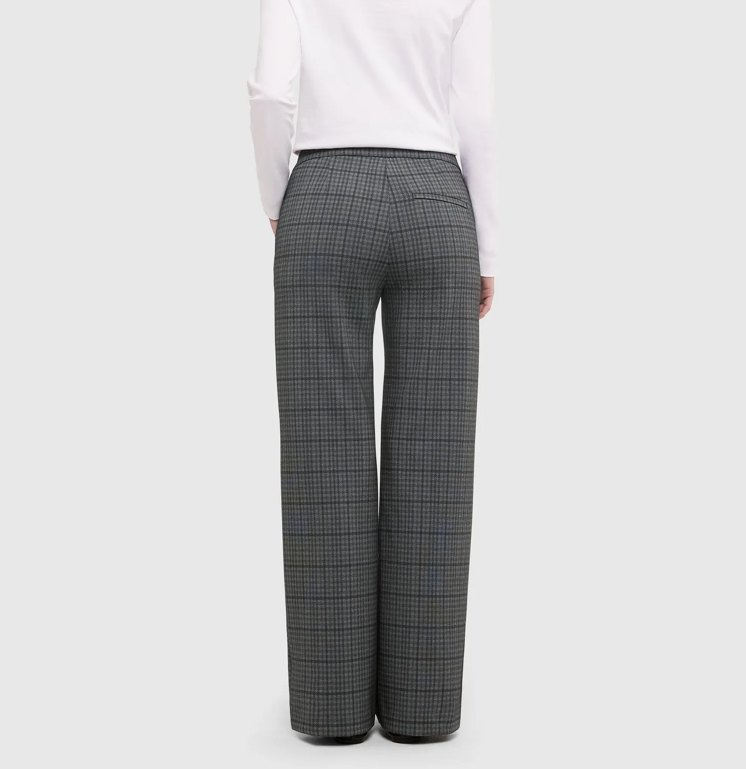 MAC Chiara 2177-00-0107 jerseybukser grå wide fit