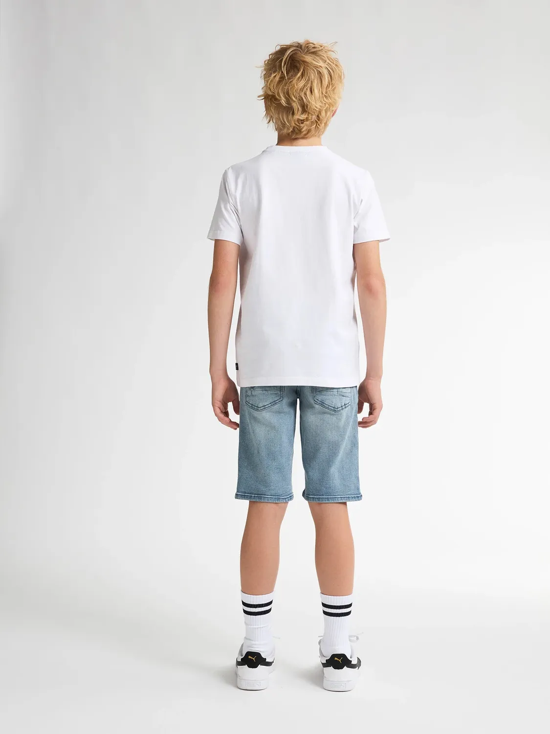 Petrol Industries Logo Sandspur t-shirt bright white bomuld