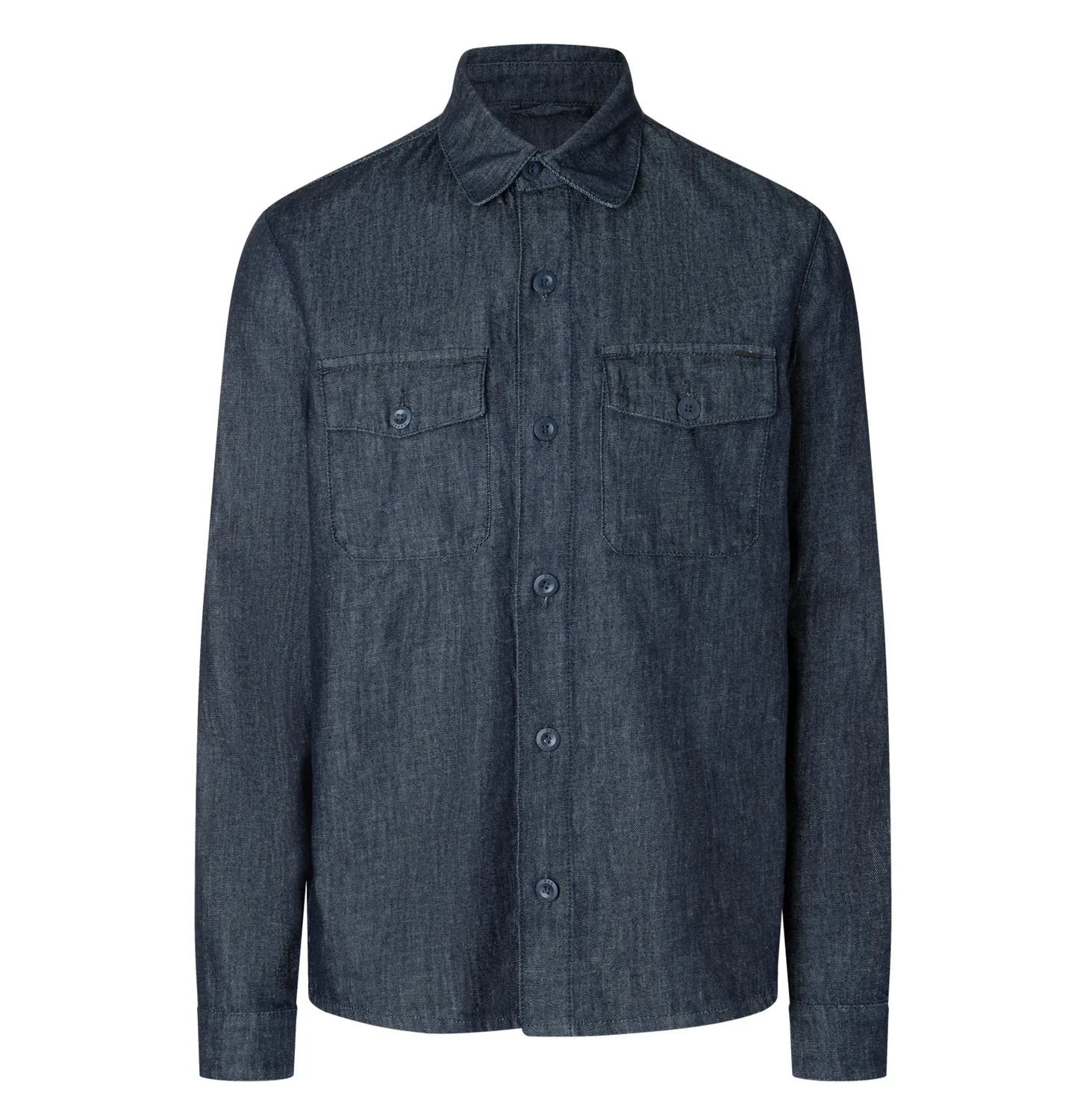MAC Overshirt 0201-00-0910 overskjorte mørkeblå nældedenim