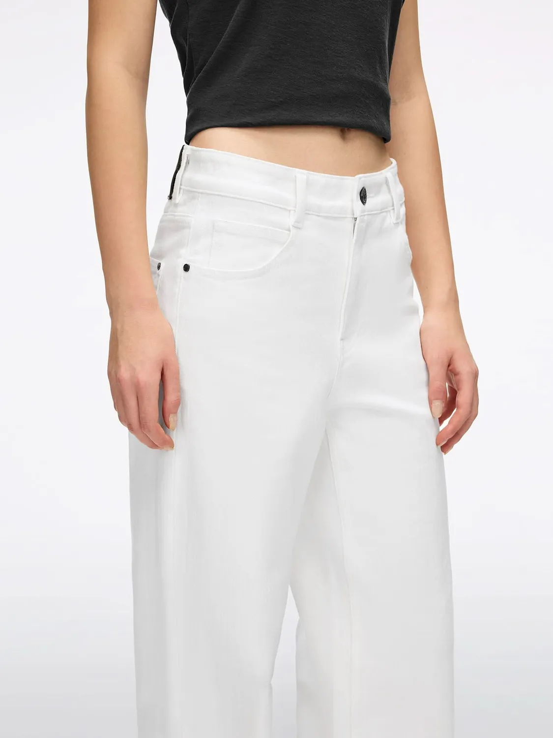 Miss Sixty Straight hvide jeans White stretch