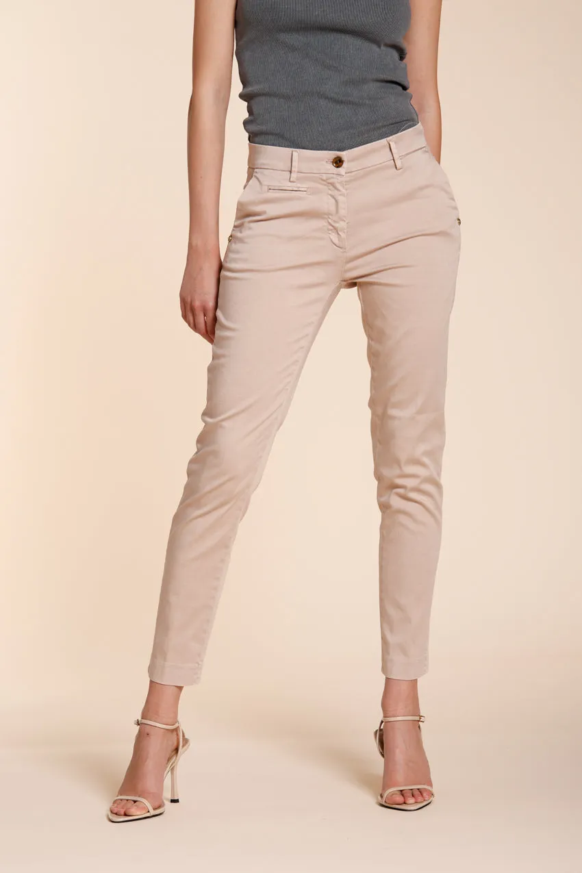Mason's New York Slim chinos rosa stretch satin