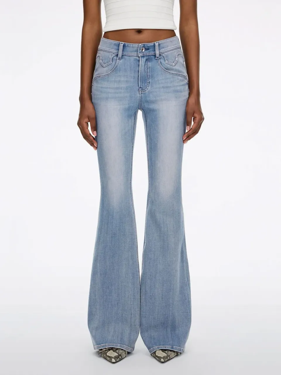 Miss Sixty Bella 6M3JJ2430GF37 flare jeans mellemblå