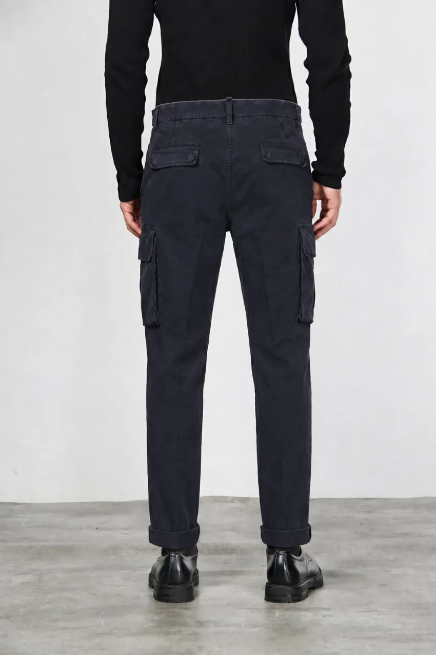 Mason's Chile cargobukser navy carrot – gabardine