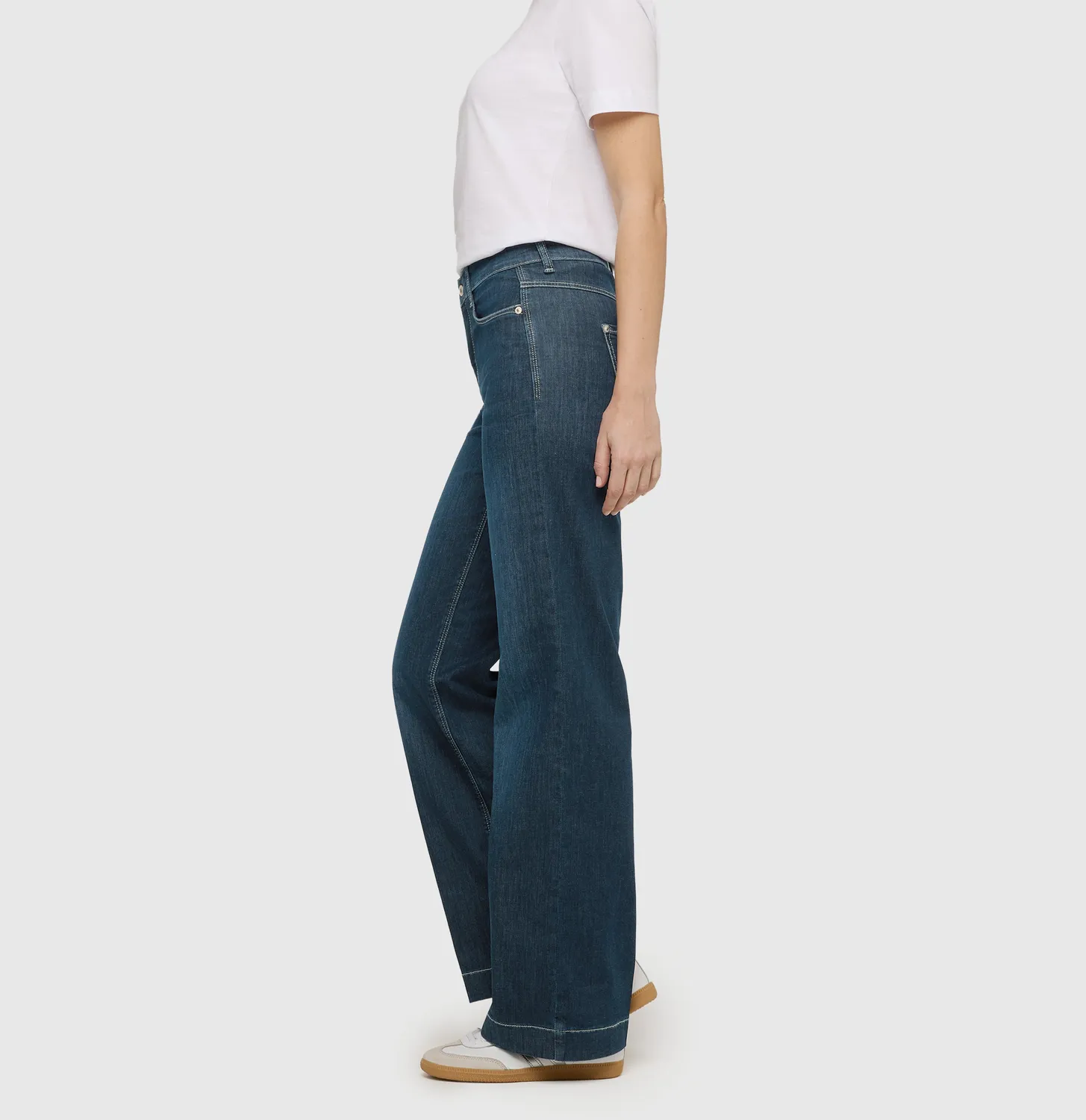 MAC Dream Wide 5441-90-0351L jeans mørkeblå wide