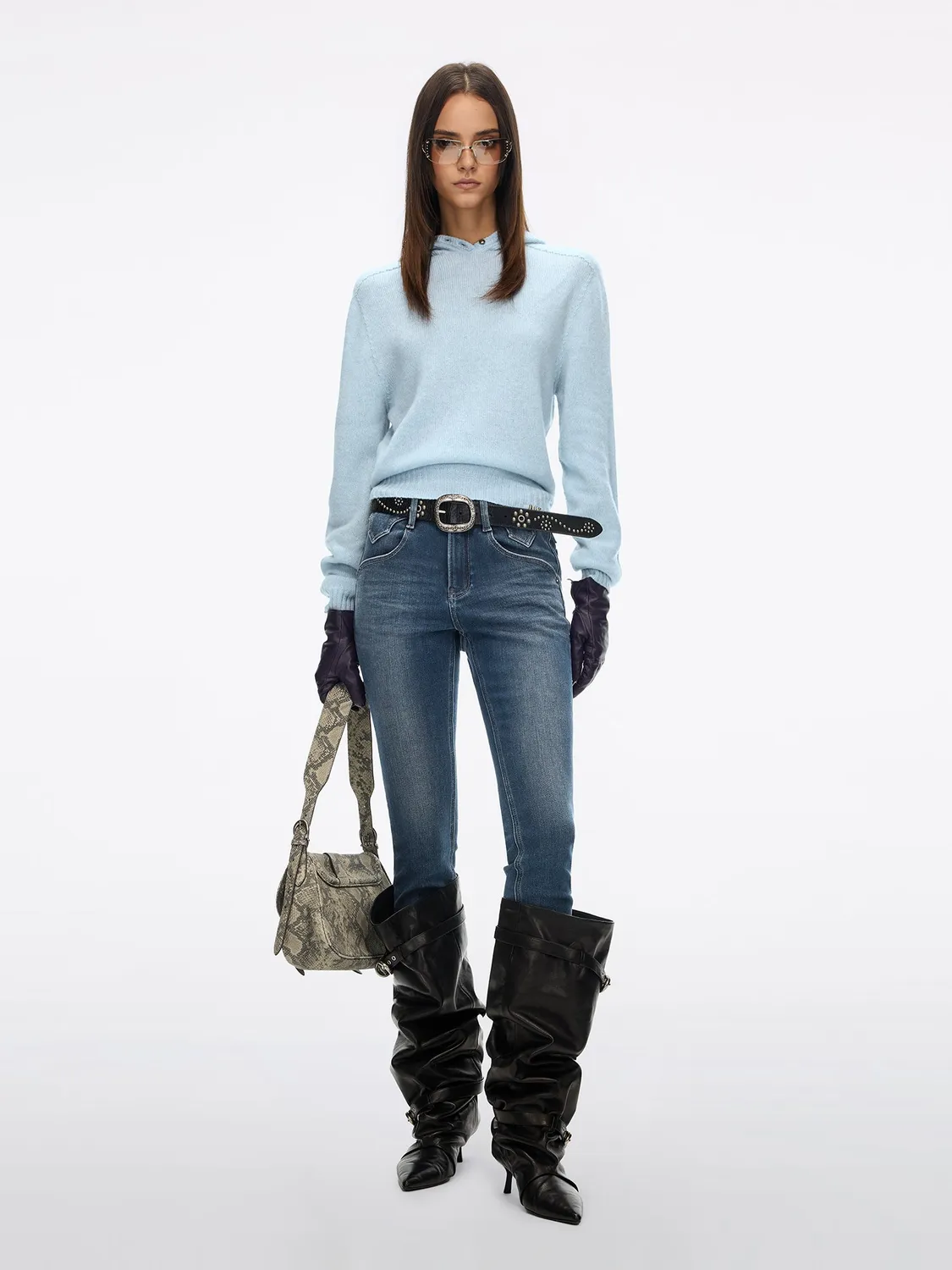 Miss Sixty Bella skinny jeans mellemblå stretch