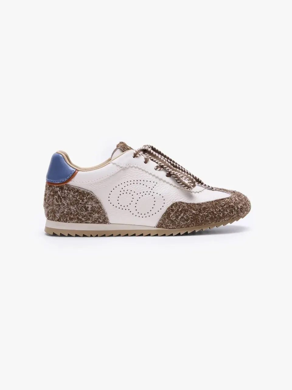 Miss Sixty snøresko sneakers off white patchwork