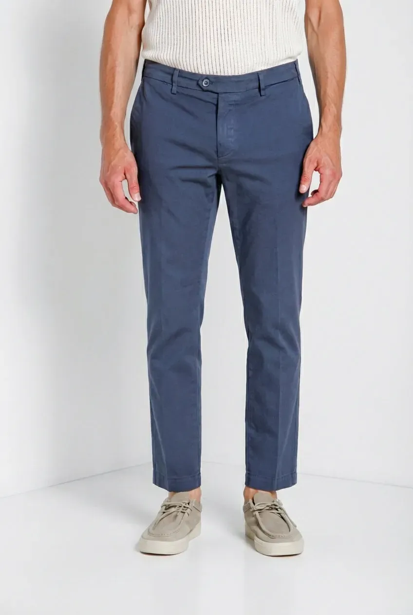 Mason's New York chinobukser lyseblå regular fit