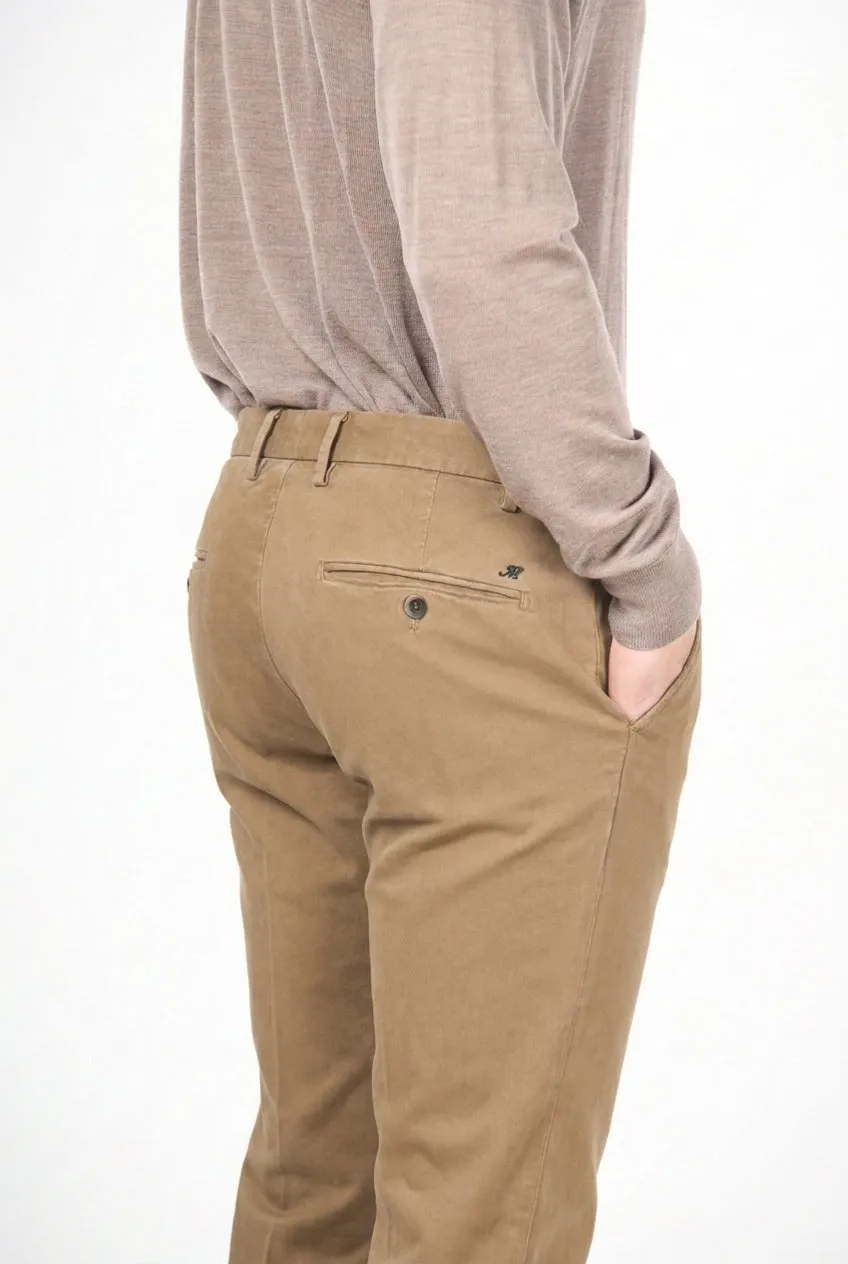 Mason's New York chino bukser mørkebeige regular fit