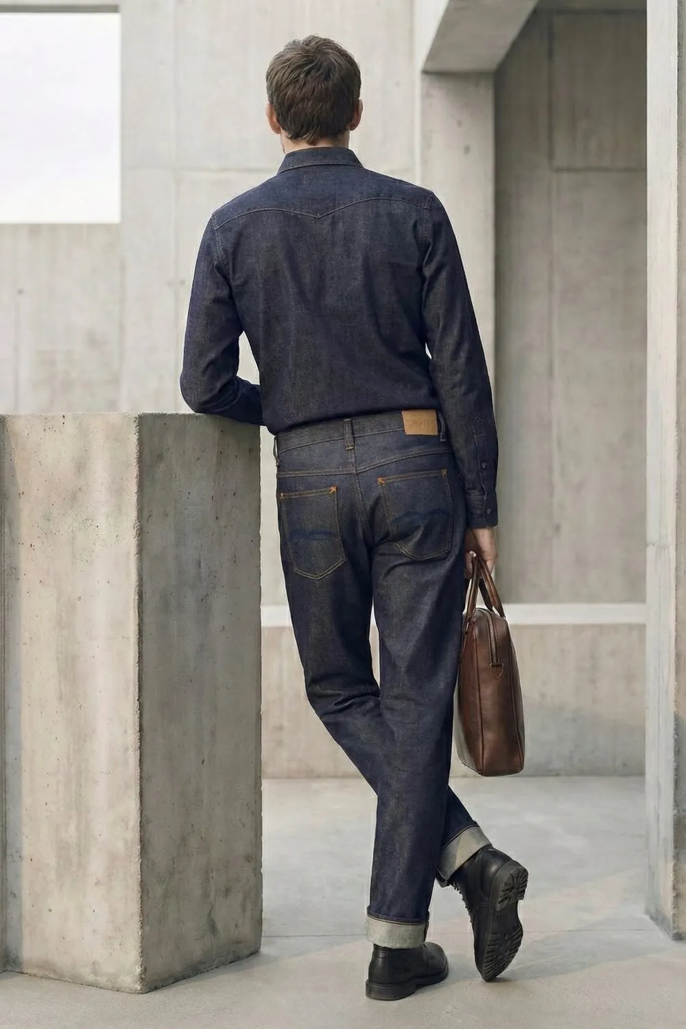 Organsk Element Raw Classic jeans rå denim